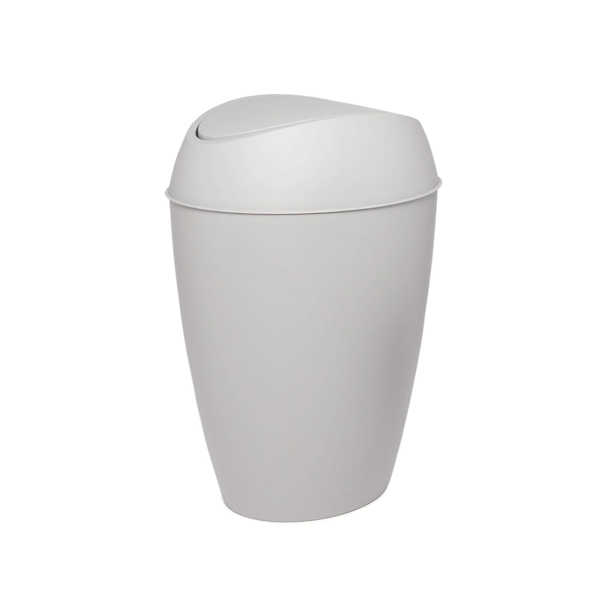 Umbra Bote de basura Twirla con tapa abatible 9L, gris