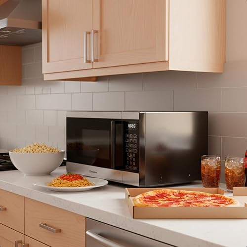 Horno de Microondas Westinghouse, Capacidad de 0.9 Pies Cúbicos, Color Gris, Modelo WKMWW2502