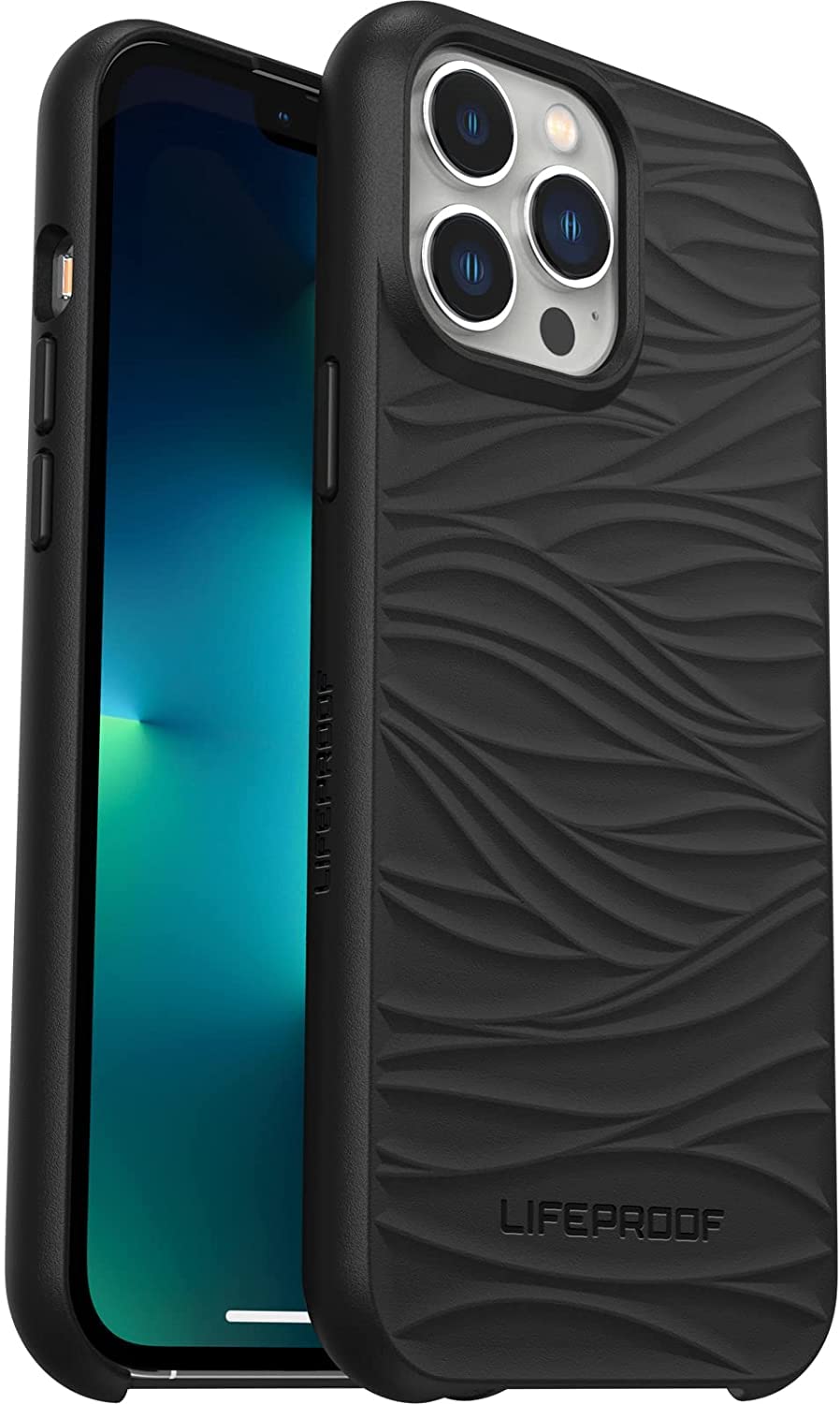 LifeProof Wake Series - Funda para iPhone 13 Pro MAX y iPhone 12 Pro MAX, Color Negro