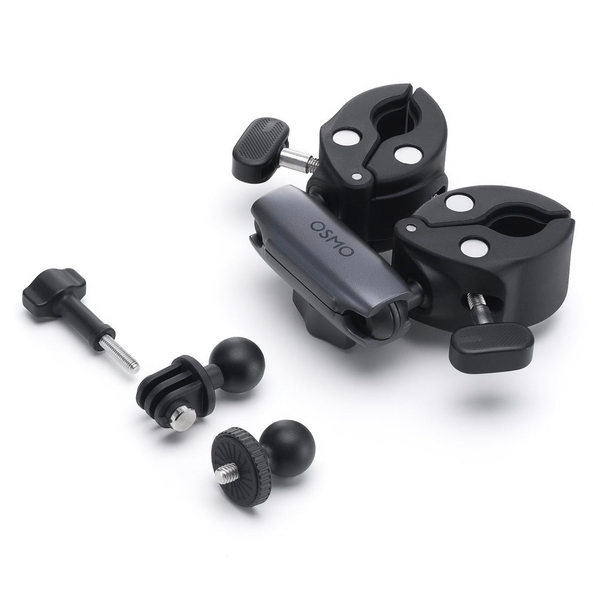 dji Abrazadera Doble de Alta Resistencia Osmo, Compatibilidad: Osmo Nano, Osmo 360, Osmo Action 3, Osmo Action 4, Osmo Action 5 Pro