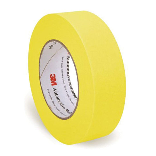 3M Automotive Mrefinish Masking Tape - Cinta de Carrocero, Amarillo, 36 mm x 55 m, 1 unidad