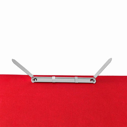 Wilson Jones Accopress Carpeta Carta con Broche, 300 Hojas, Rojo, 90 Piezas
