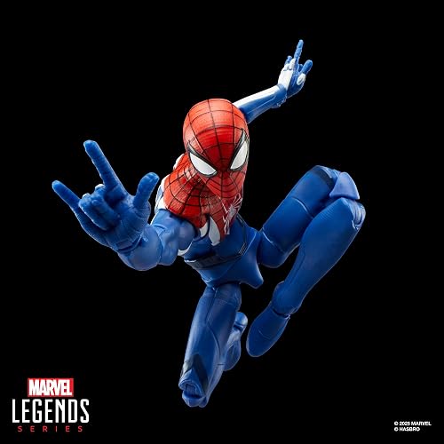 Marvel Legends Series Gamerverse, Figura de acción de Miles Morales, Traje Mejorado