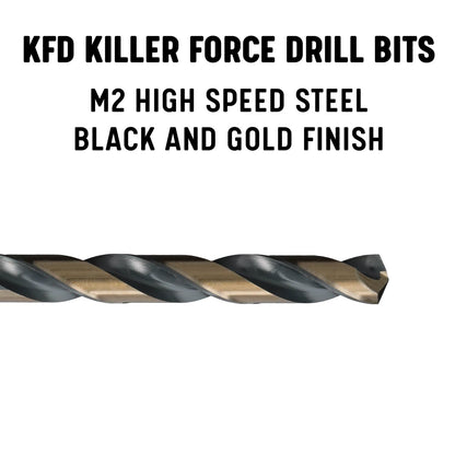 Drill America - KFD3/16P12 - Broca de punta dividida KFD de acero de alta velocidad de 3/16 pulgadas (paquete de 12), serie KFD