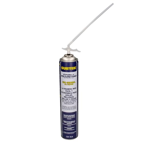 Surtek 113522 Espuma de Poliuretano Uso General, 750 ml