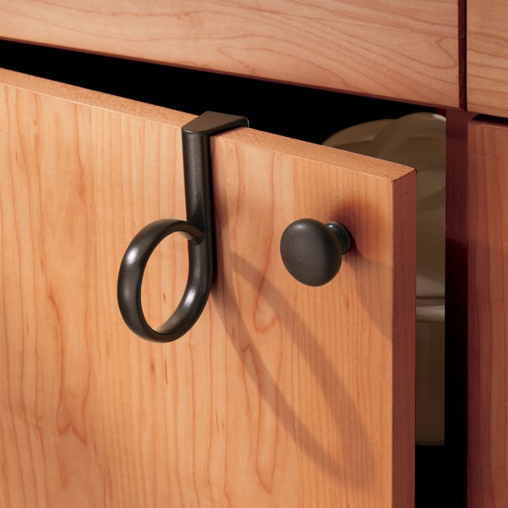 InterDesign Axis Over The Cabinet, Single Loop, Bronze