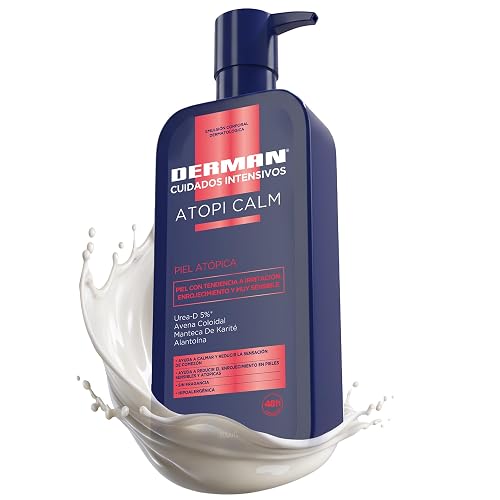 Derman Atopi Calm Emulsión Corporal │ Urea-D 5% + Avena Coloidal │ 400 mL | Textura ligera de rápida absorción que calma la irritación y fortalece la barrera cutánea