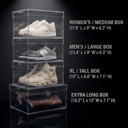 OnDisplay - Caja para Zapatos, acrílico, tamaño Grande
