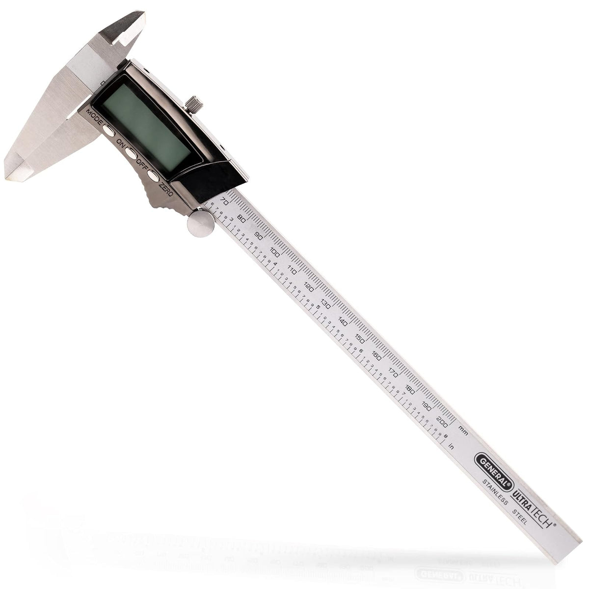 General Tools & Instruments 1478 Fraction Plus Digital Fractional Caliper, Stainless Steel, 8-Inch