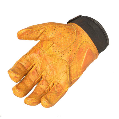 TORC Guantes de Motocicleta para Hombres, Negro, Gancho y Bucle, Cuero, Ambidiestra, Motocross, FIM