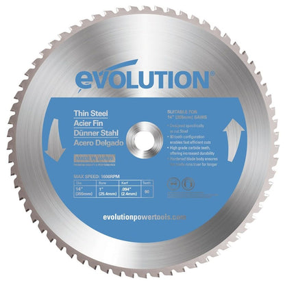 Evolution Power Tools Hoja de Sierra para Corte de Metal - Blade - Thin Steel