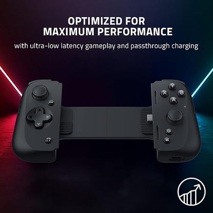 Razer Kishi V2 Controlador de Juegos Móviles para Android: Controles de Calidad de Consola - Ajuste Universal con Puente Extensible - Transmite Juegos de PC, Xbox, PlayStation