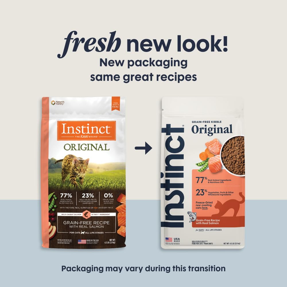 Instinct Original Alimento para Gato, Receta de Salmón 2kg