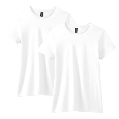 Gildan Softstyle playera de algodón, paquete de 2 - Blanco 2 piezas (White (2-Pack)) - M