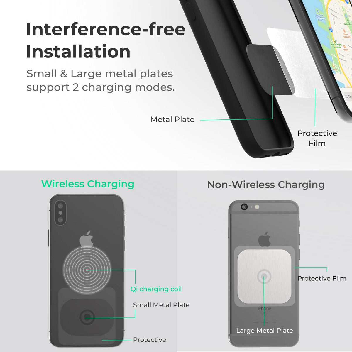 iOttie iTap 2 Soporte magnético para salpicadero de Automóvil || Cuna para Samsung Galaxy S22, Google Pixel 7, Motorola Moto G, OnePlus 10, Sony Xperia y Otros Smartphones Android