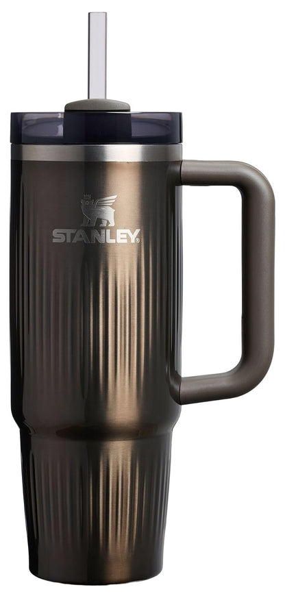 Stanley Quencher H2.0 Vaso con Asa y Popote, 40 oz - gris