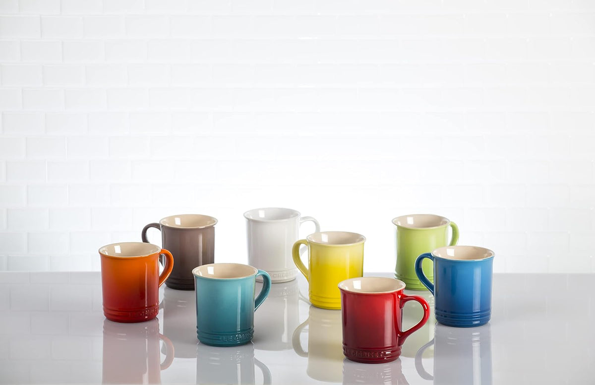 Le Creuset Taza de cerámica, 355 ml, Cereza