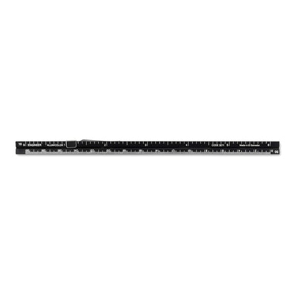 Alumicolor 3011-1 balanza de bolsillo de aluminio con clip, Ingeniero con Clip, Negro, 15.2 cm, 1, 1