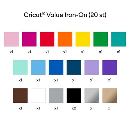 Value Iron-on - Rainbow Sampler - 12x12 in (20)