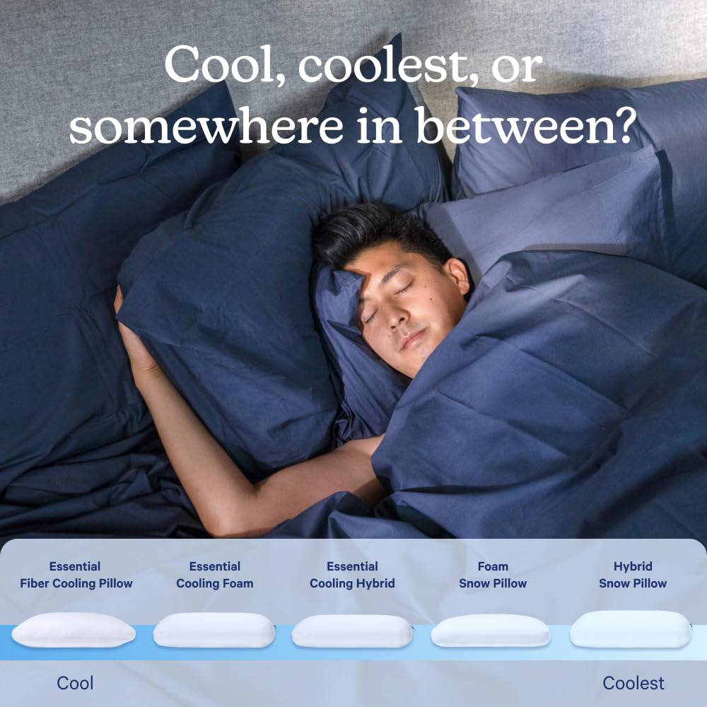 Casper Sleep - Almohada refrescante Esencial, estándar, Color Blanco