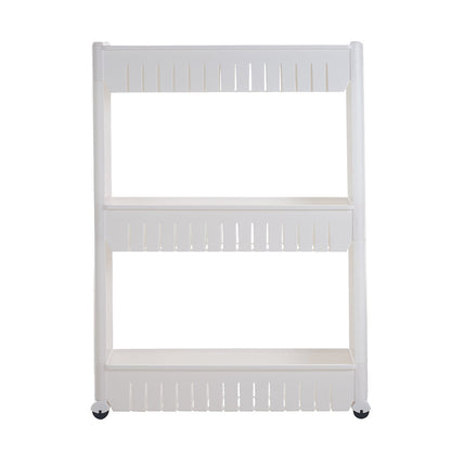 Lavish Home - Carrito de almacenamiento de 4 niveles con ruedas