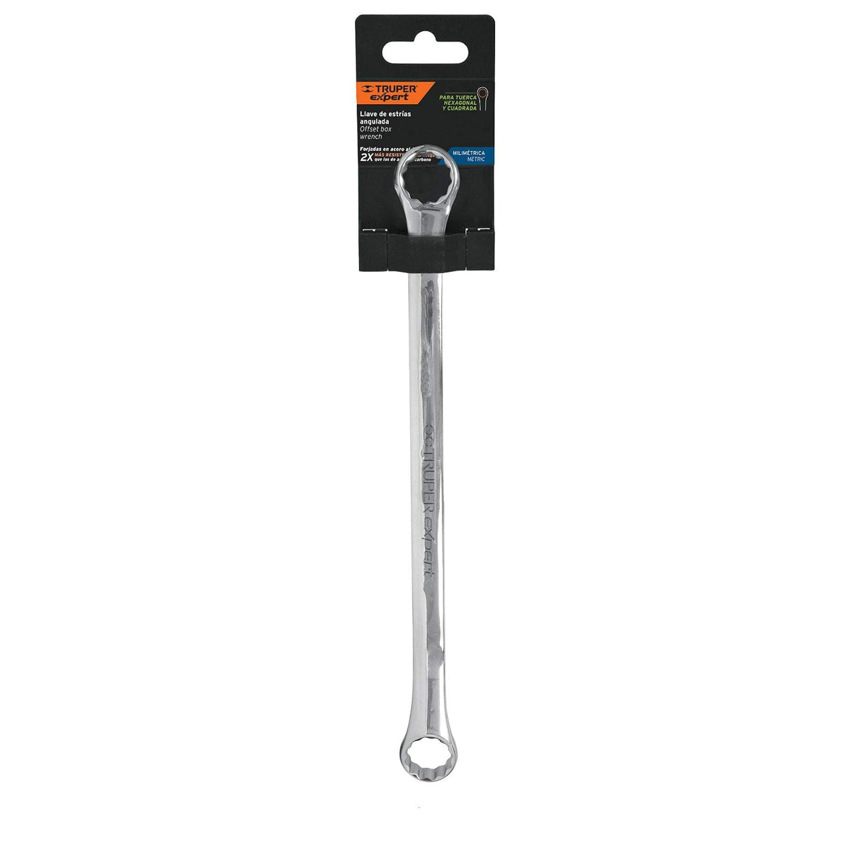 Truper Expert LL-81922, Llave de estrías 45°, milimétrica 19 x 22 mm