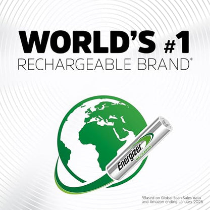 Energizer Baterías AA Recargables, batería Universal Doble A precargada, 16 Unidades