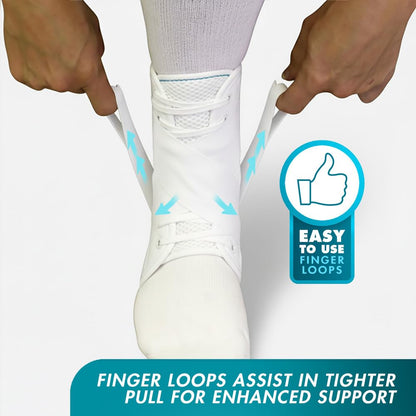 ASO Ankle Stabilizer, White, X-Small