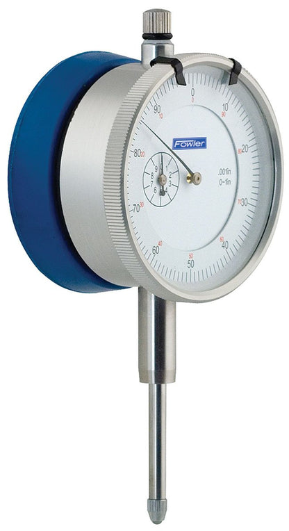 Fowler - Indicador AGD de garantía completa y parte trasera magnética, 52-520-485-0, rango de medición de 0-1 pulgadas, intervalo de graduación de 0,0 pulgadas, recorrido de 1 pulgada, diámetro de 5,7 cm