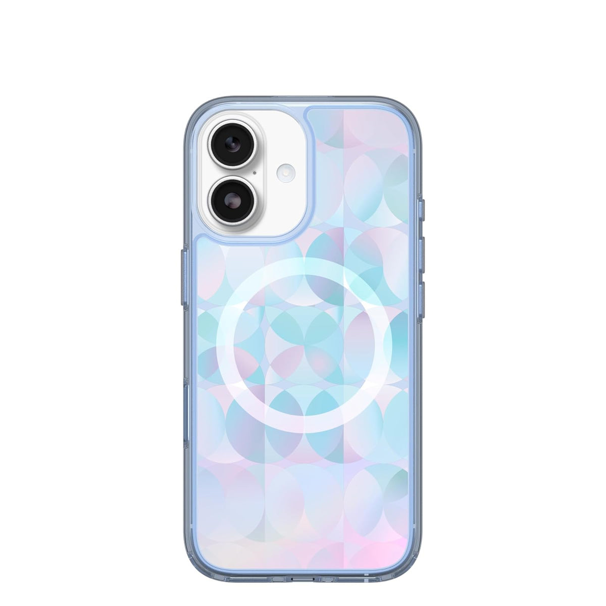 OtterBox Carcasa Transparente para iPhone 17 Symmetry Series - iPhone 17 - Opal Prism Blue