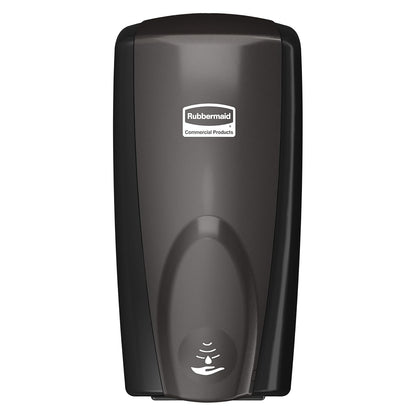 Rubbermaid Commercial Products - Dispensador de jabón y desinfectante para Manos AutoFoam Color Negro Perla sin Contacto para Montaje en Pared Funciona con Pilas para baños en oficinas/hoteles