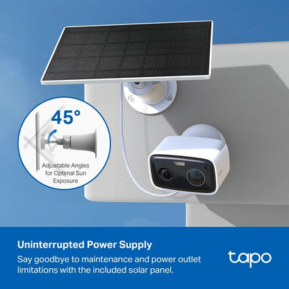 TP-Link Tapo Kit TC80 | Kit de cámara de Seguridad Tapo con energía Solar.