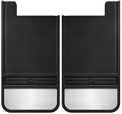 Husky Liners - 55101 - Solapas traseras de Goma - 12 Pulgadas con Peso Negro