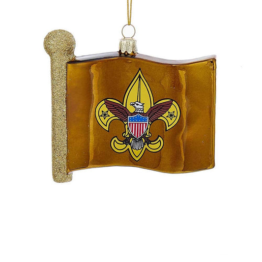 Kurt Adler BS4162B - Adorno de Vidrio con diseño de Boy Scouts, 11,4 cm