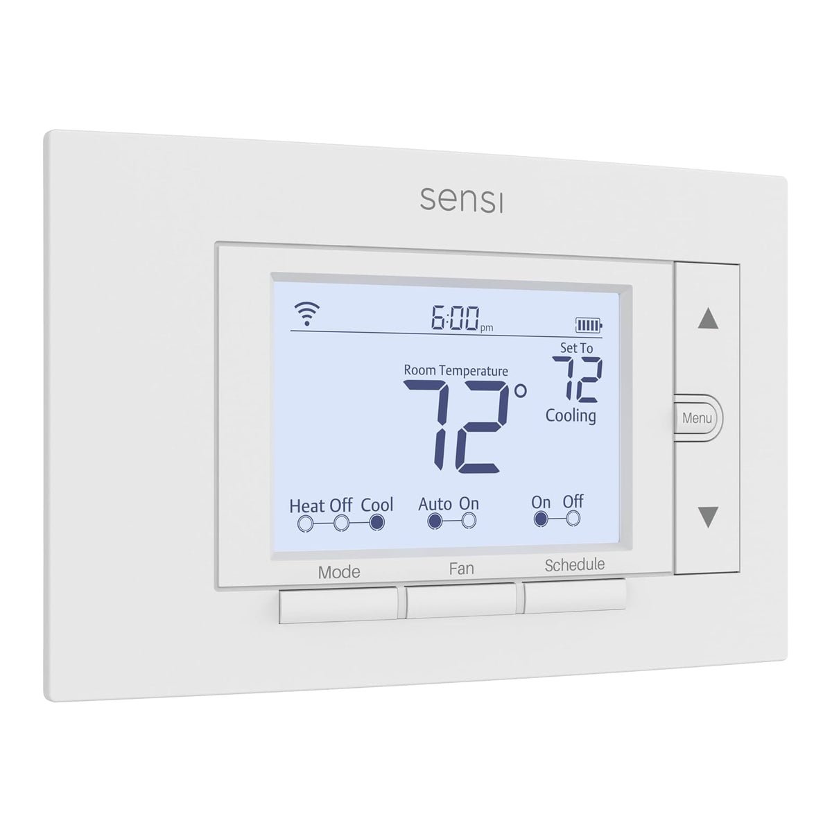 Emerson Sensi Termostato WiFi para Smart Home, hazlo tú mismo con kit de casa, 1, Blanco