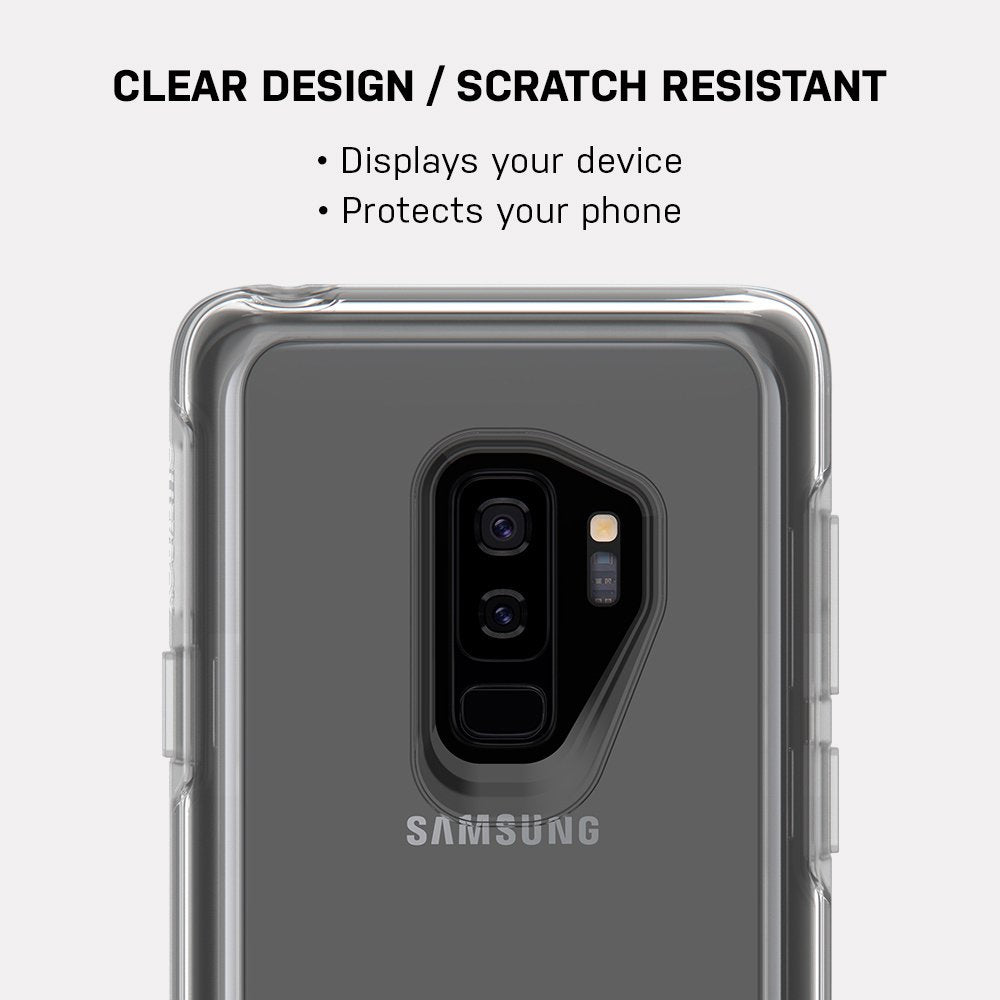 Otterbox 77-58098 Case for Samsung Galaxy S9+, Symmetry Clear Series, Inside The Lines (Clear/Inside The Lines Graphic)