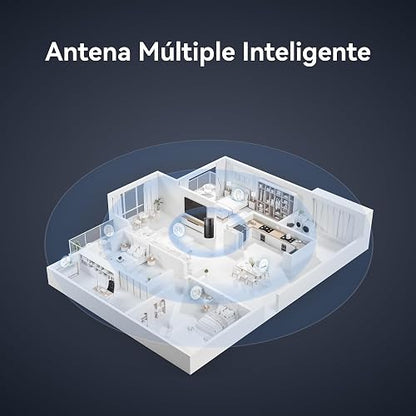 HUAWEI WiFi Mesh X1 Pro Router, Wi-Fi 7, Negro | Doble Banda a 3,6 Gbps, Antena de Malla Entre Pisos, Puertos 4 x 2,5 GE, Diseño Estético para el Hogar, Control Parental