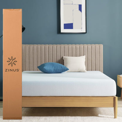 Zinus Comfort Gel | Colchón King de Memory Foam con Gel Refrescante de 15 cm de Grosor Que amortigua la tensión en articulaciones y Columna Vertebral