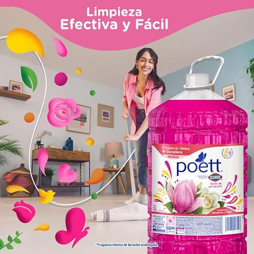 Limpiador Multiusos Aromatizante Poett Flores de Primavera 9 L