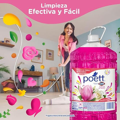 Limpiador Multiusos Aromatizante Poett Flores de Primavera 9 L