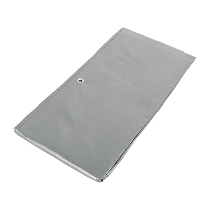 Truper Lona Reforzada con Ojillos de Aluminio - Lona - 2 x 3 m - Gris