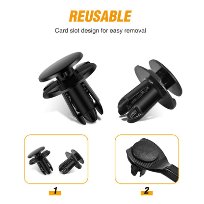 GOOACC GRC-330 40 Clips de Retención para Guardabarros 86595-2T500 para Hyundai/Kia