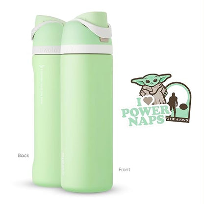 Owala Star Wars FreeSip - Botella de agua aislada de acero inoxidable con popote para deportes y viajes, sin BPA, 24 onzas, más fuerte de lo que piensas