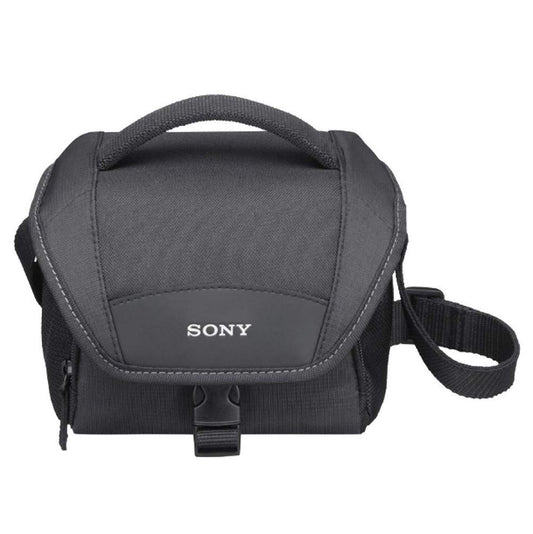 Sony LCSU11 Funda de transporte suave para videocámaras, cámaras Alpha, NEX, color negro