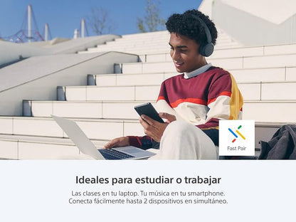 Sony Audífonos inalámbricos on-Ear WH-CH520 hasta 50 Horas de duración de batería, Azul (Versión Nacional)