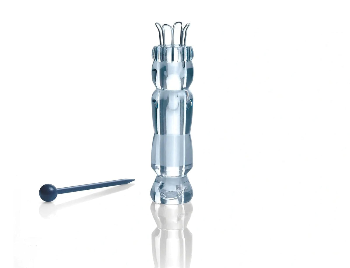 Prym 225109 Muñecas de punto de 11,7 cm – azulejo de acrílico transparente – para tejer cuerdas y mangueras – Incluye aguja de tejer – Fácil de tejer para niños y adultos