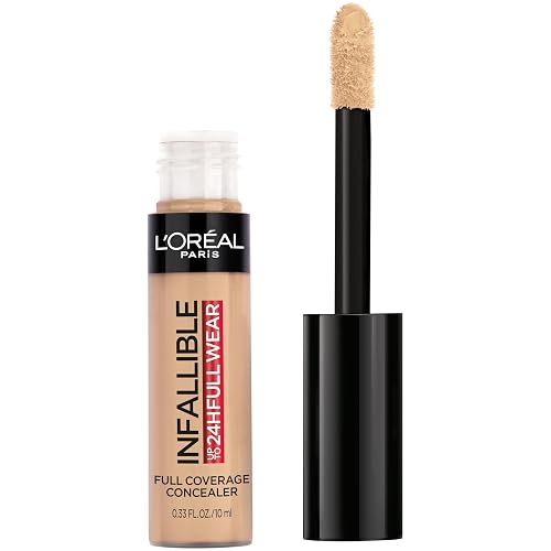 L'Oreal Paris - Corrector Cosmetics Infallible Full Wear, Tipo Bizcocho, 0.33 Onzas Líquidas