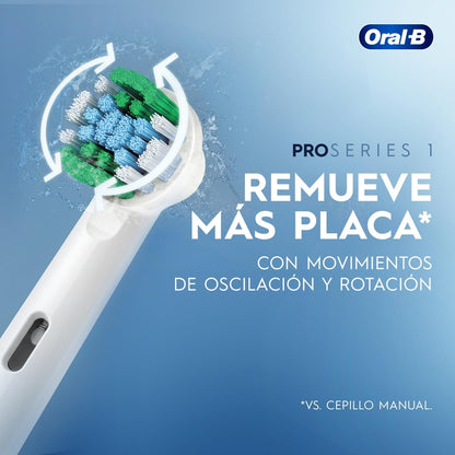 Oral-B Cepillo de Dientes Eléctrico PRO 1, Cabezal Redondo, Recargable