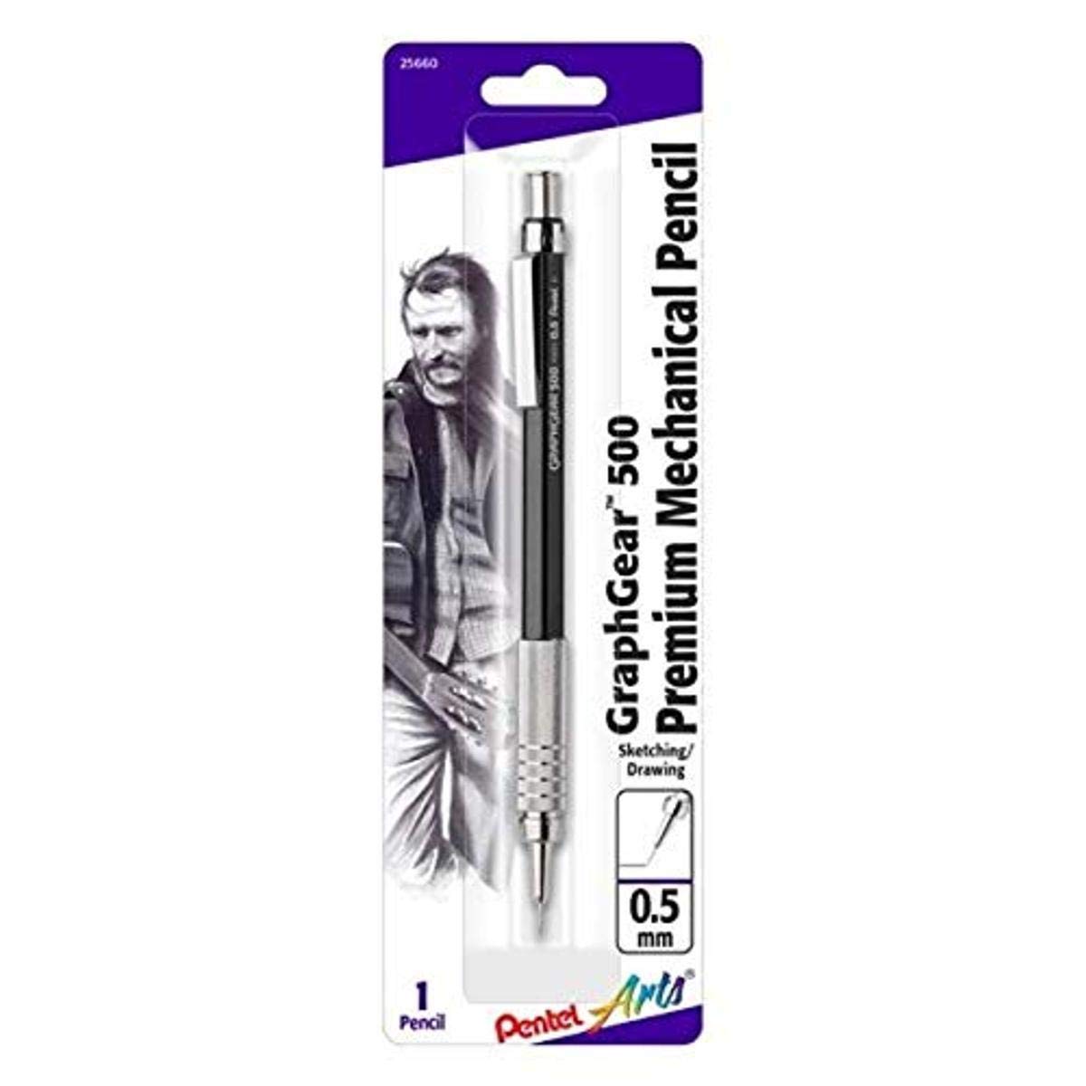 Pentel Arts GraphGear 500 Lápiz de Dibujo Premium - 0.5Mm