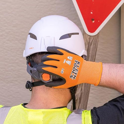 KLEIN TOOLS 60581 | Guantes De Trabajo | Talla G | Agarre Superior | Guantes de trabajo talla G con agarre firme y flexible, ideales para usar herramientas en superficies secas y húmedas.
